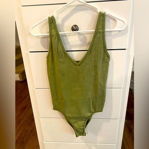 Olive Green Bodysuit
